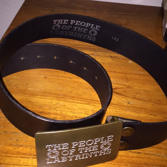 POTL The People of the Labyrinths leather belt - Picture 4 of 5